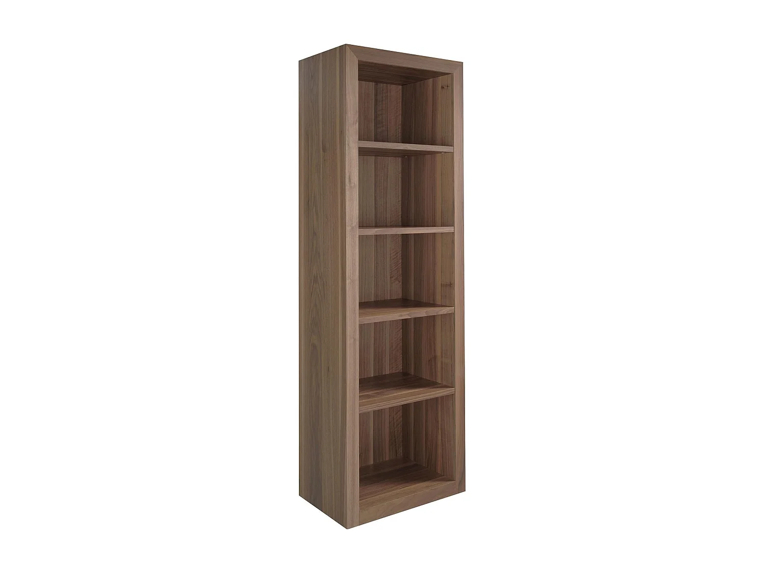 Bibliothèque bois noyer