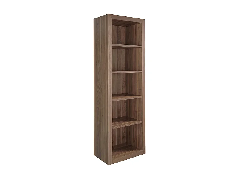 Bibliothèque bois noyer