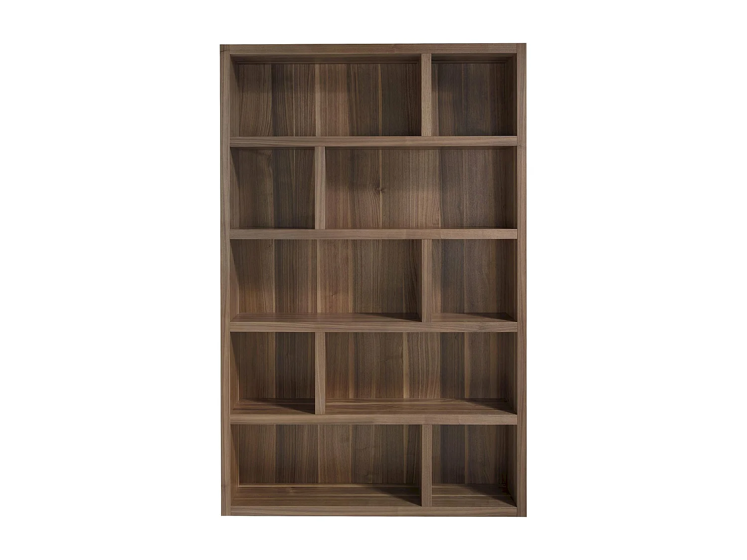 Bibliothèque bois noyer