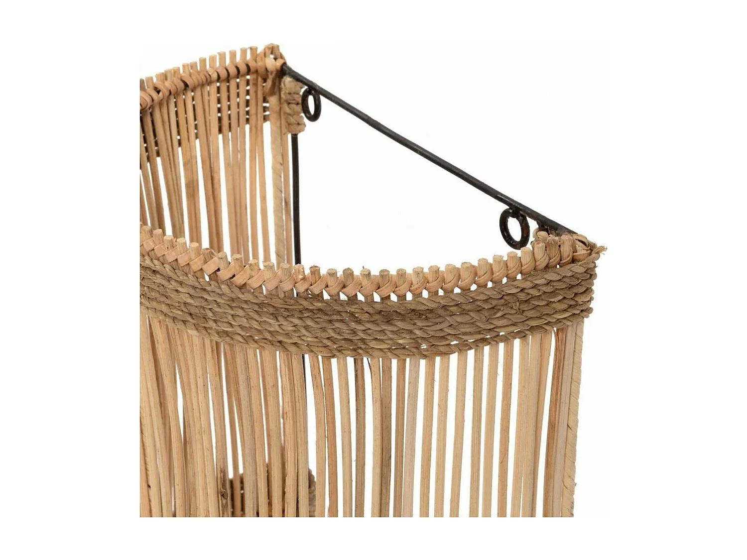 Applique Jalal éco-chic en rotin