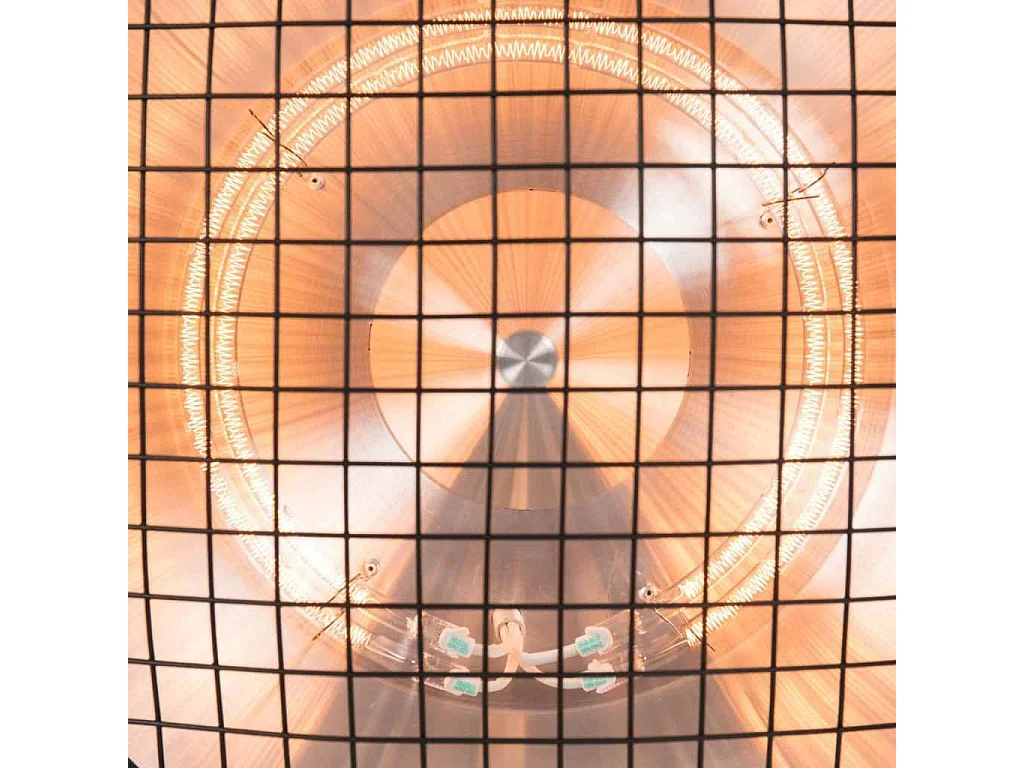 Chauffage sur pied Indus 2100 W Halogène Noir