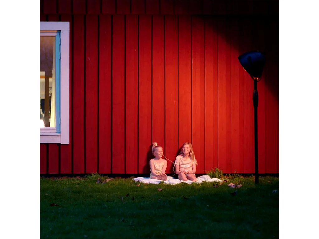 Chauffage sur pied Indus 2100 W Halogène Noir