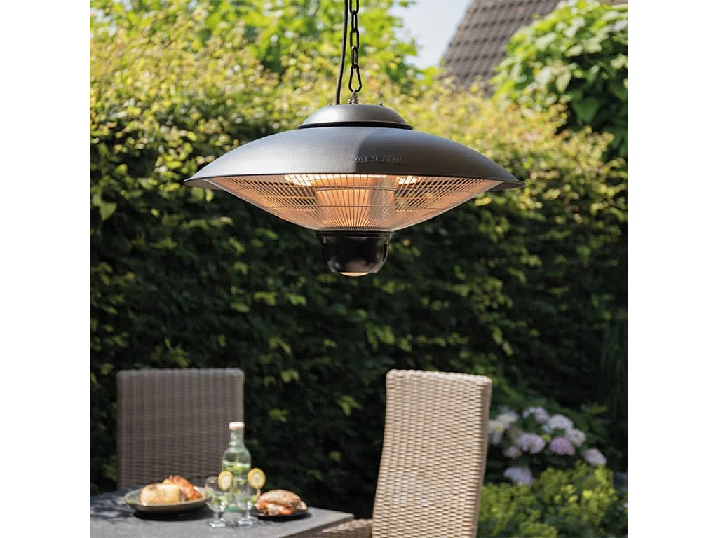Deckenheizstrahler Sirius 2100 W Halogen Schwarz CE09B