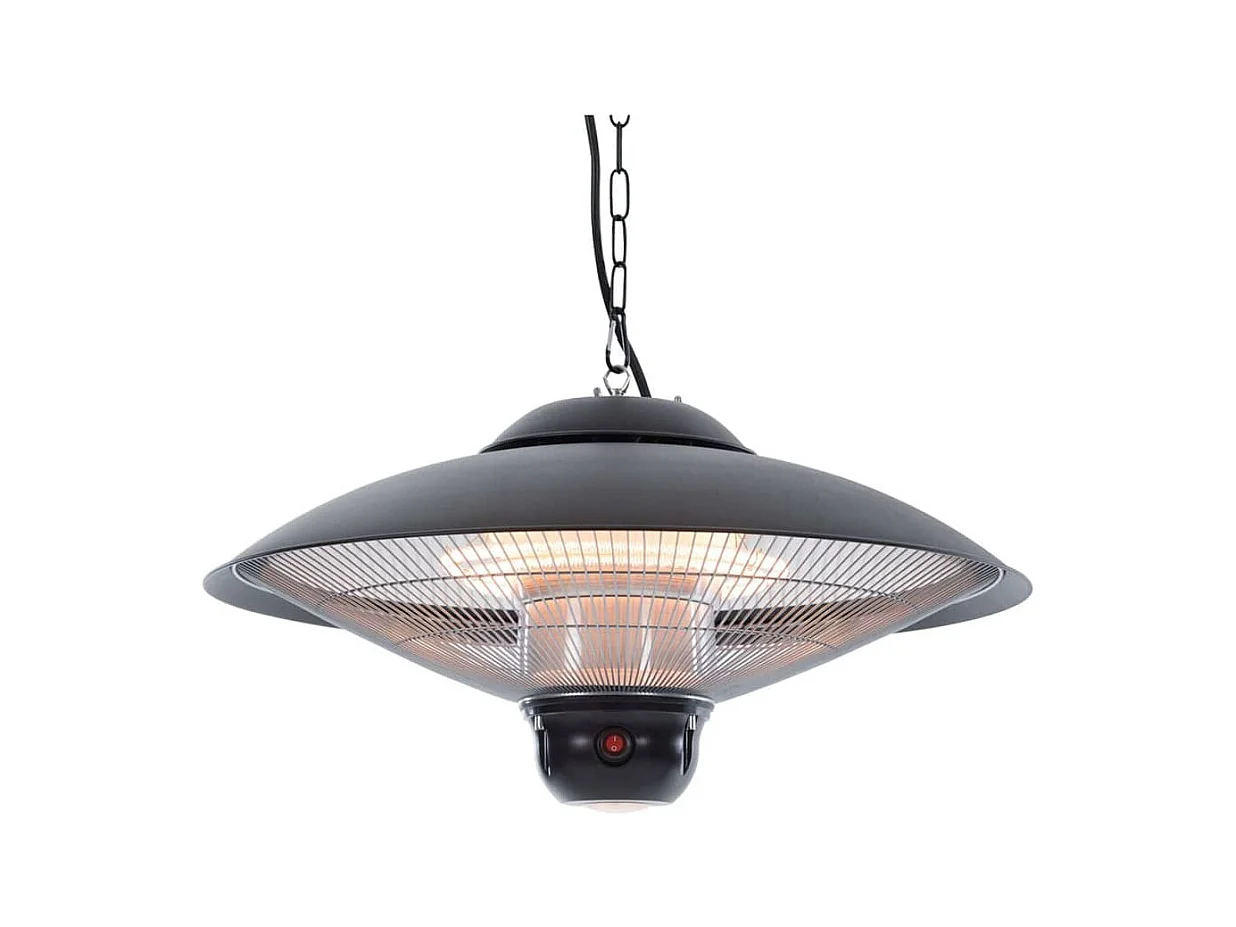 Chauffage avec télécommande Sirius 2100 W Halogène Noir CE09B