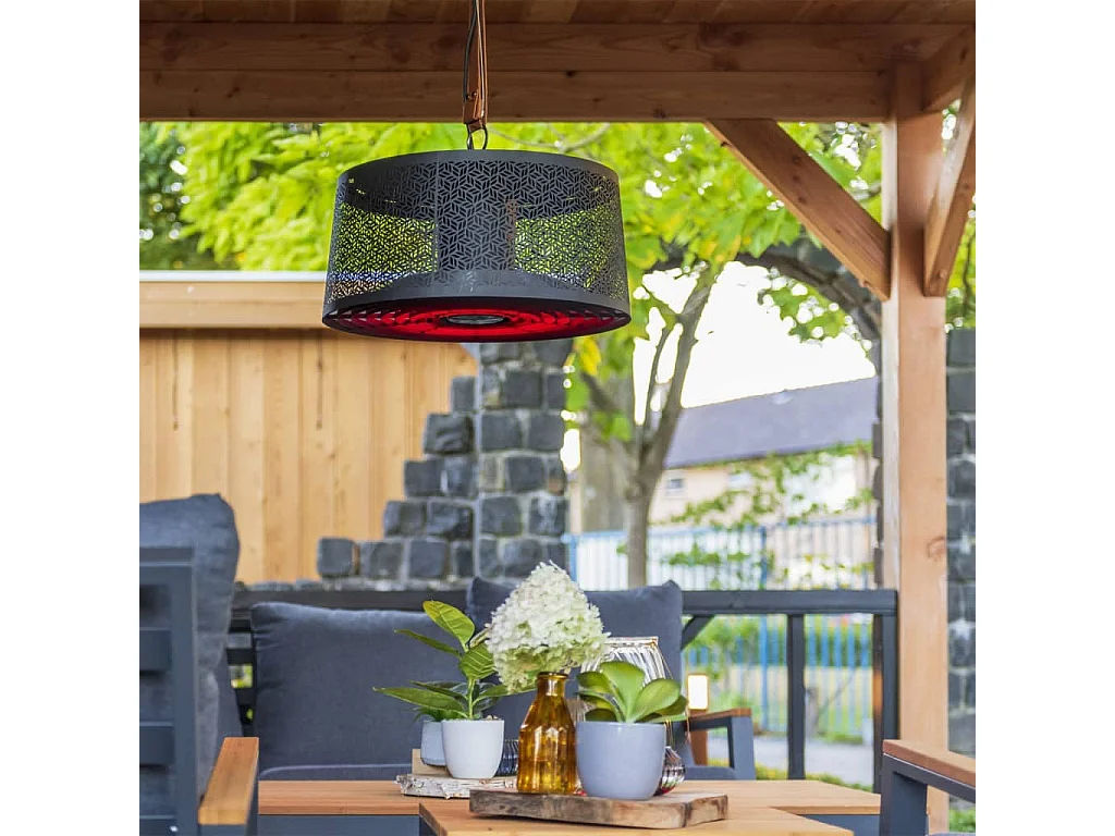 Heater Moderna Artix Ultra Smart hangend 2000 W roségoud zwart