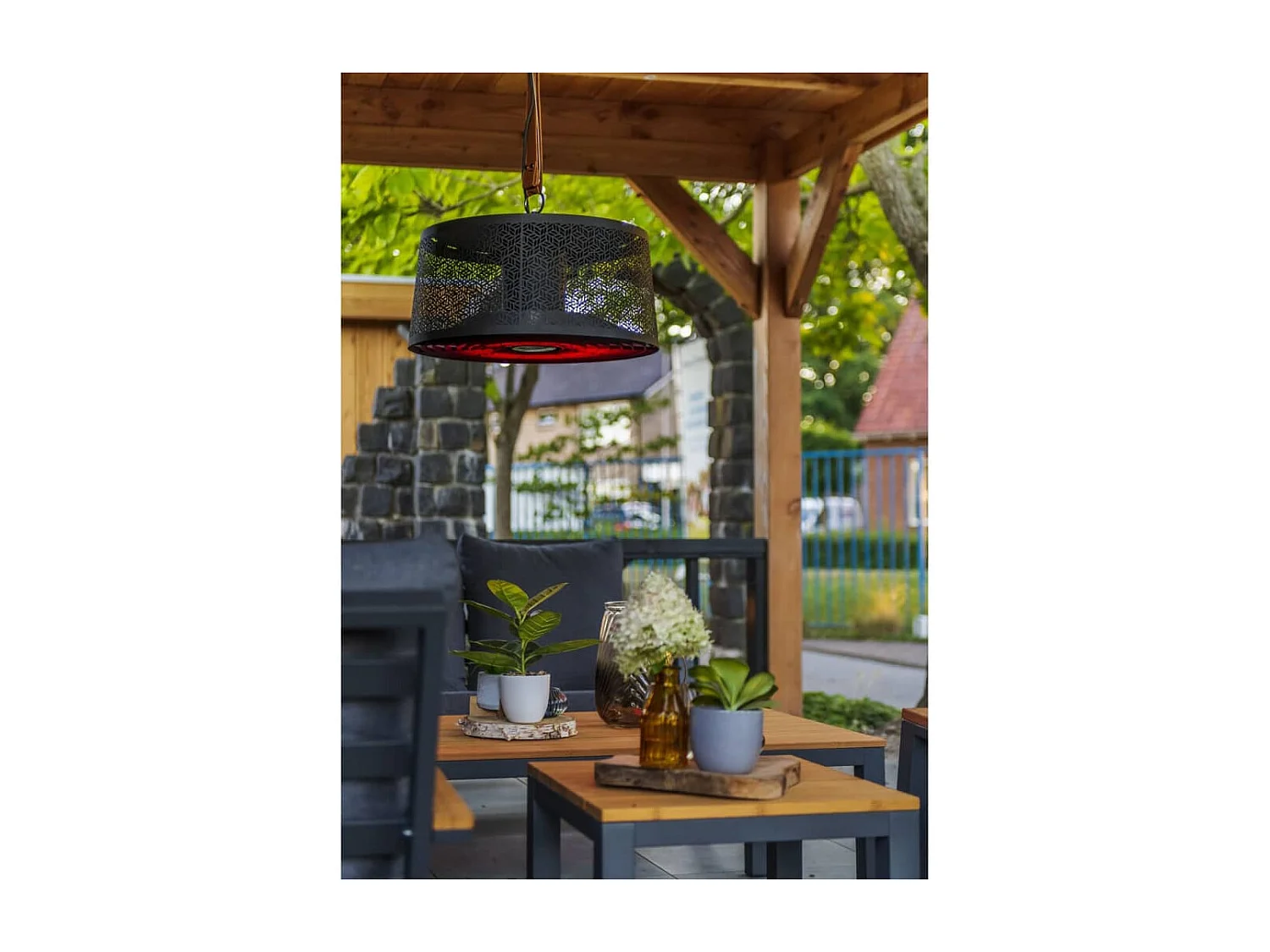 Heater Moderna Artix Ultra Smart hangend 2000 W roségoud zwart