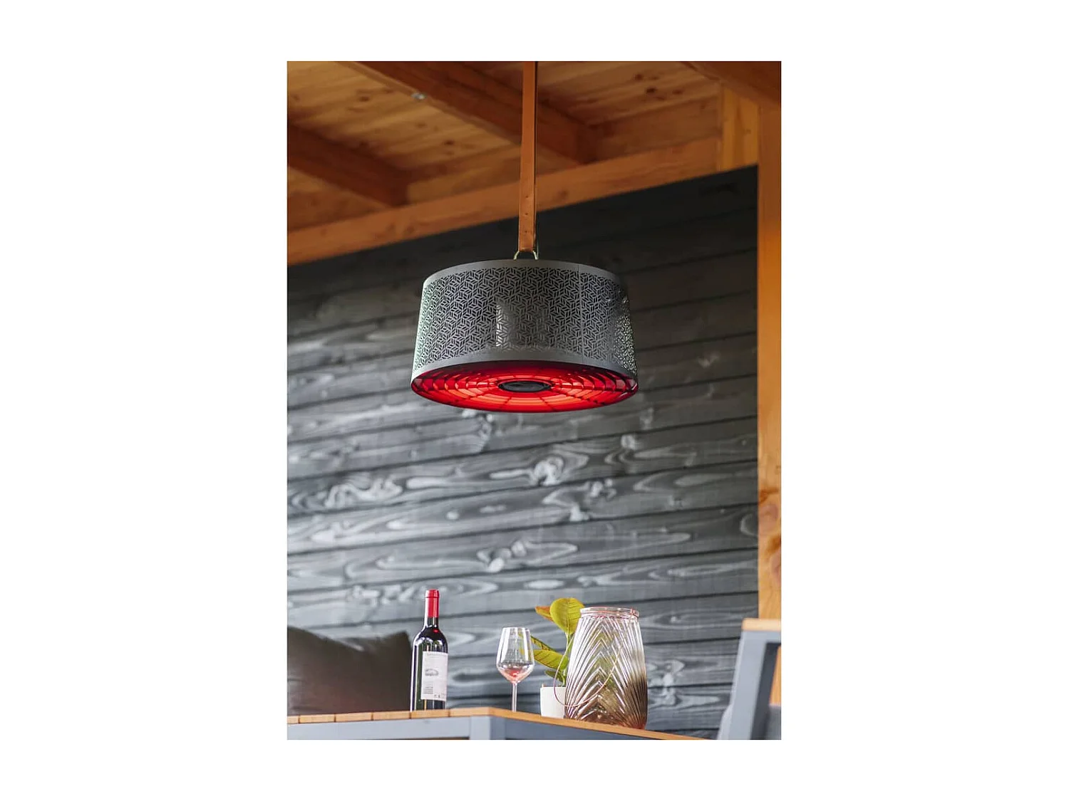 Heater Moderna Artix Ultra Smart hangend 2000 W roségoud zwart