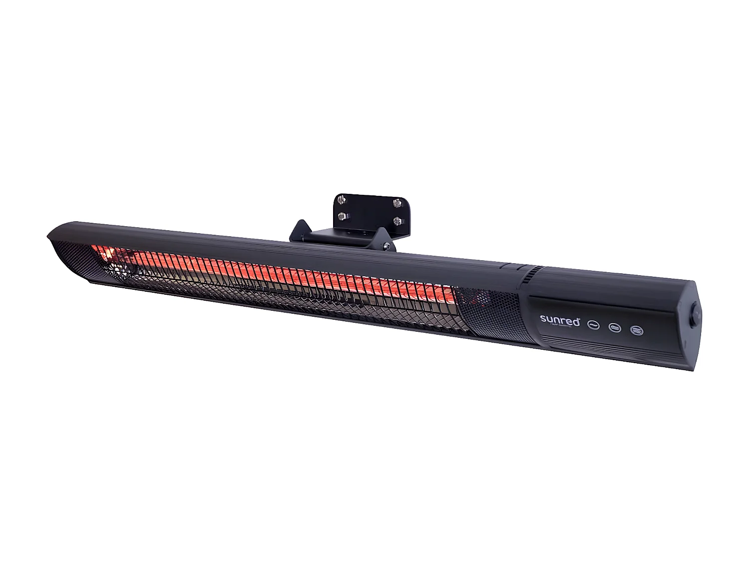 Wandverwarmer Royal Diamond Dark 2000 W Rose Gold Carbon zwart