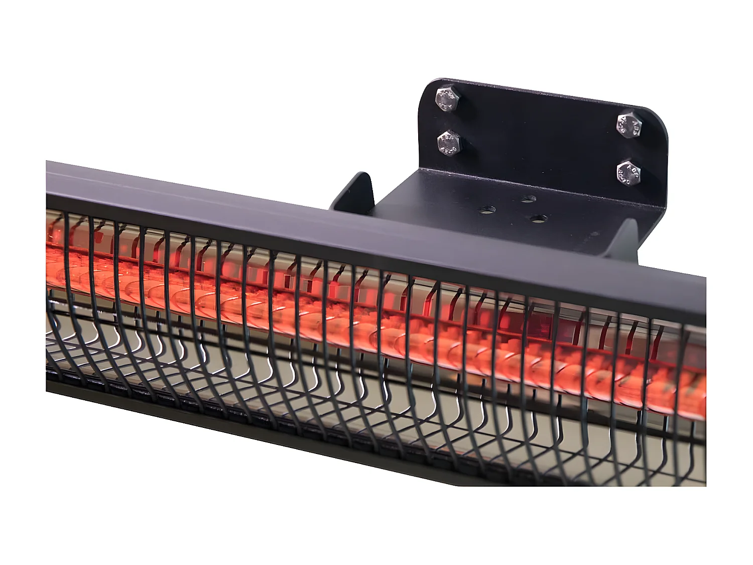 Wandverwarmer Royal Diamond Dark 2000 W Rose Gold Carbon zwart