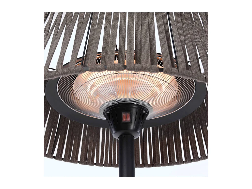 Chauffage sur pied Artix Corda 2100 W Halogène Marron