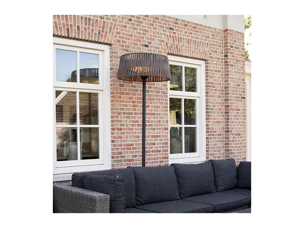 Chauffage sur pied Artix Corda 2100 W Halogène Marron