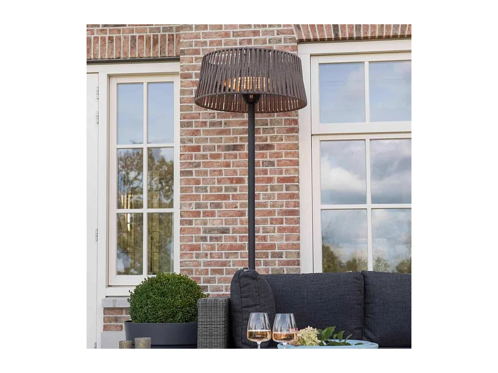 Chauffage sur pied Artix Corda 2100 W Halogène Marron