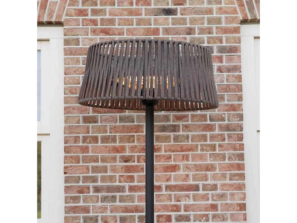 Staande verwarmer Artix Corda 2100 W halogeen bruin