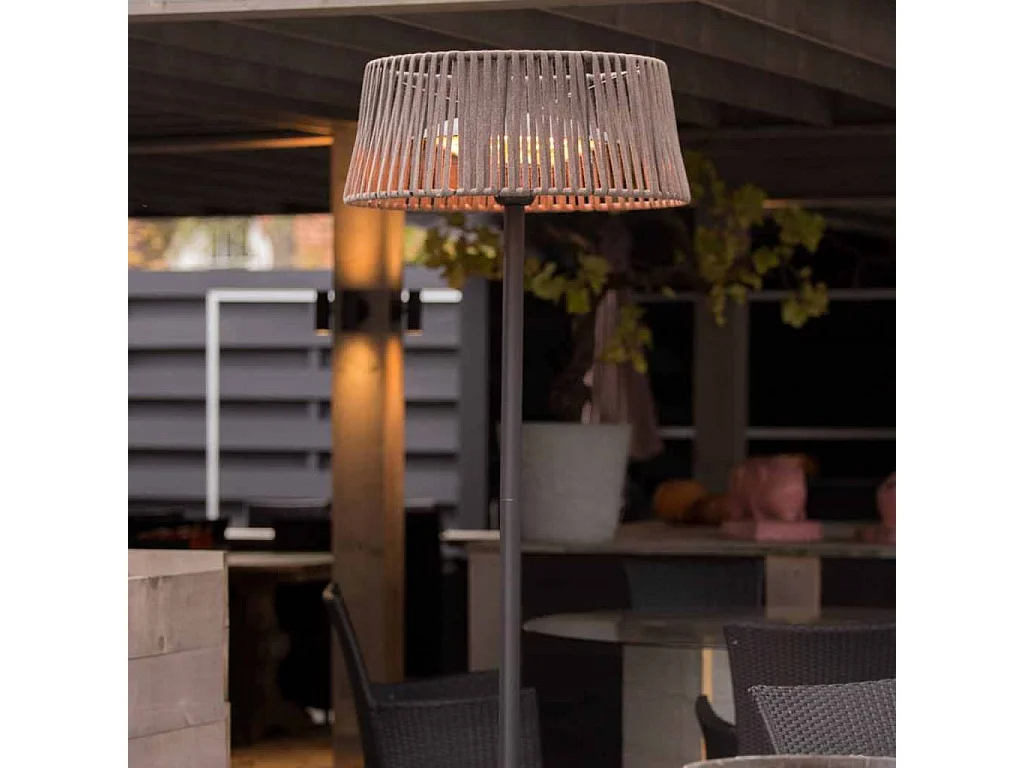 Staande verwarmer Artix Corda 2100 W halogeen bruin