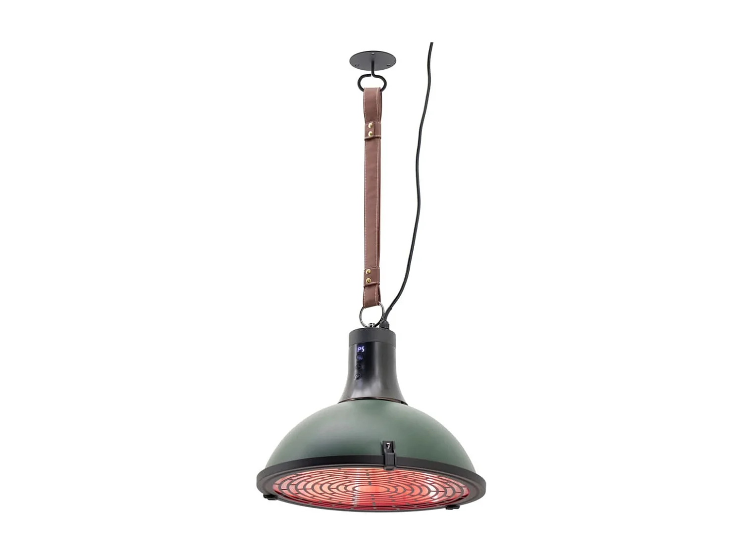 Chauffage suspendu Indus Ultra Jade Smart 2100 W doré rose vert