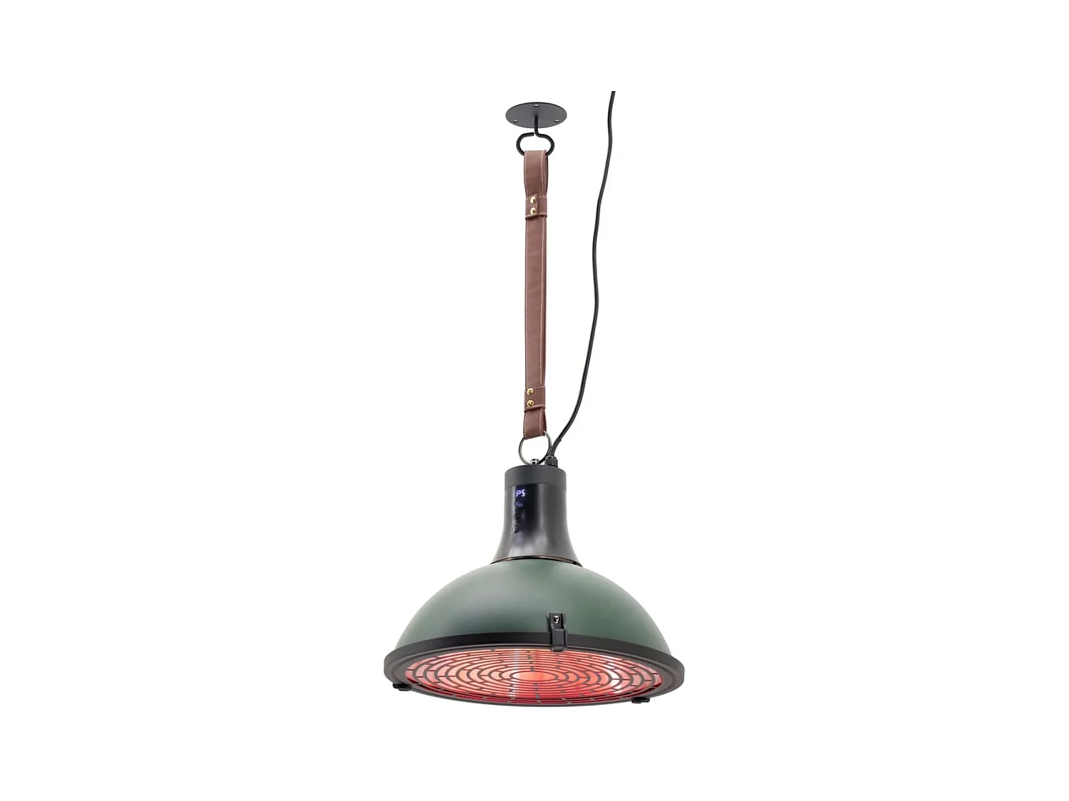 Chauffage suspendu Indus Ultra Jade Smart 2100 W doré rose vert