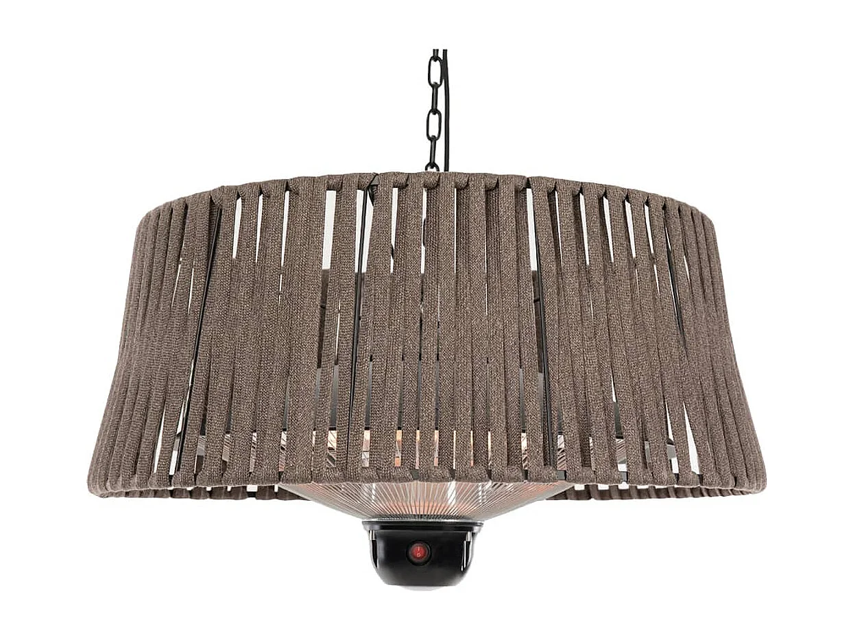 Calefactor colgante Artix Corda 1800 W halógeno marrón