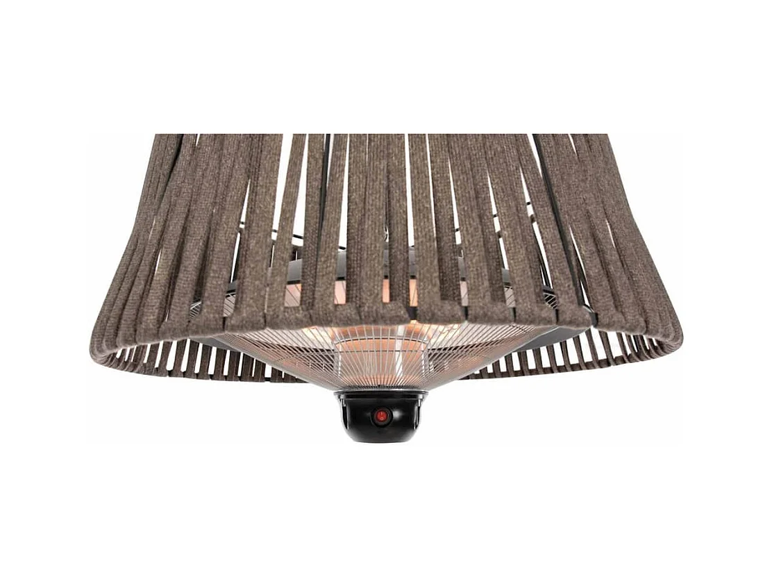 Hangende verwarmer Artix Corda 1800 W halogeen bruin