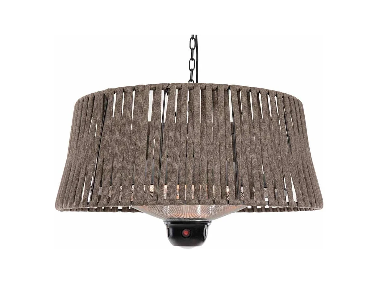 Hangende verwarmer Artix Corda 1800 W halogeen bruin
