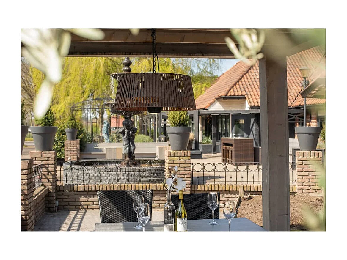 Radiatore a Soffitto Artix Corda 1800 W Alogeno Marrone