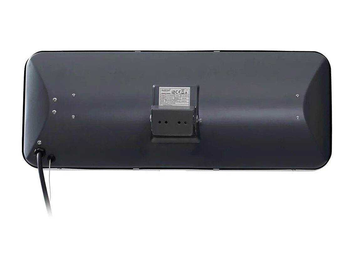 Wandheizstrahler Lugo 2000 W Quarz Grau