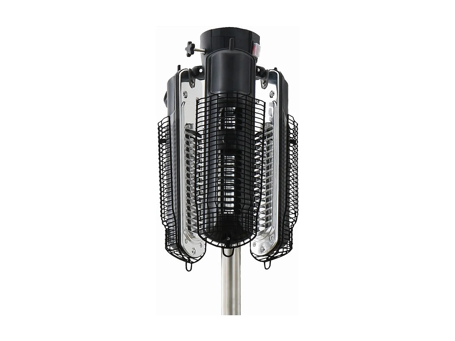 Sonnenschirm-Heizstrahler 2000 W Halogen Schwarz Silbern PH10