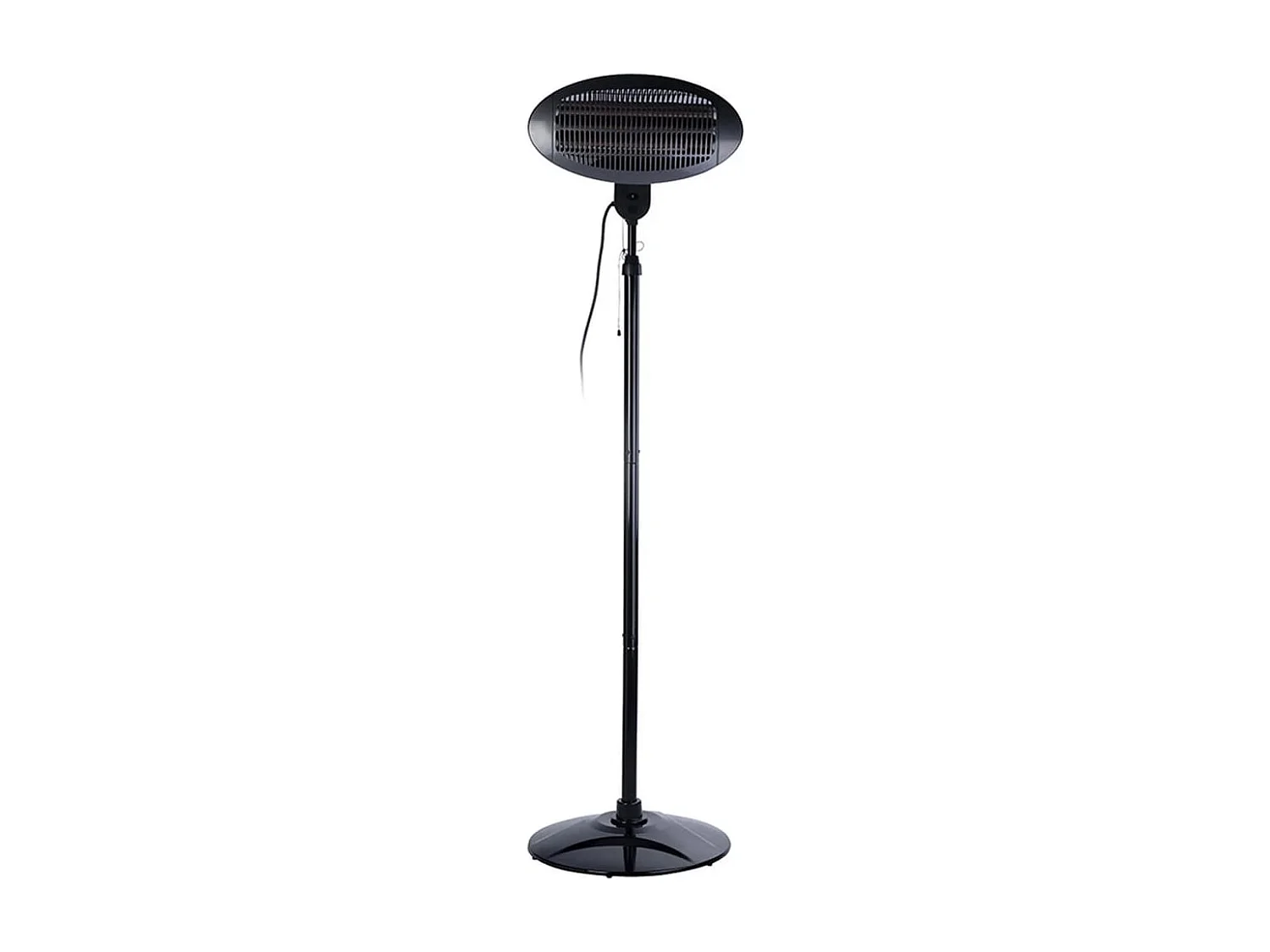 Standheizstrahler 2000W Quarz Schwarz