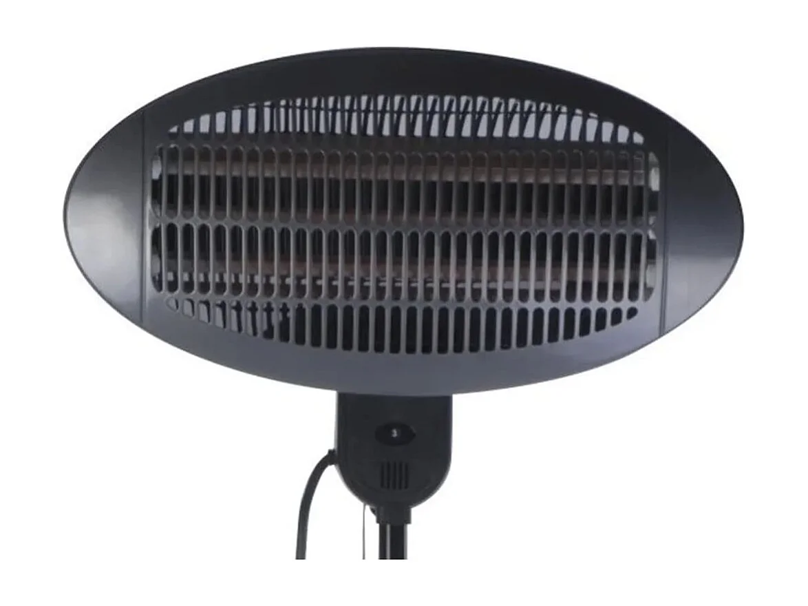 Standheizstrahler 2000W Quarz Schwarz