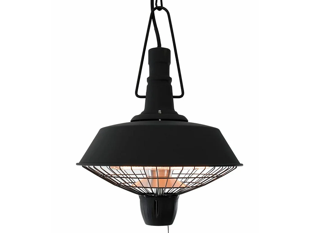 Chauffage suspendu Indus 2100 W Halogène Noir RSH16
