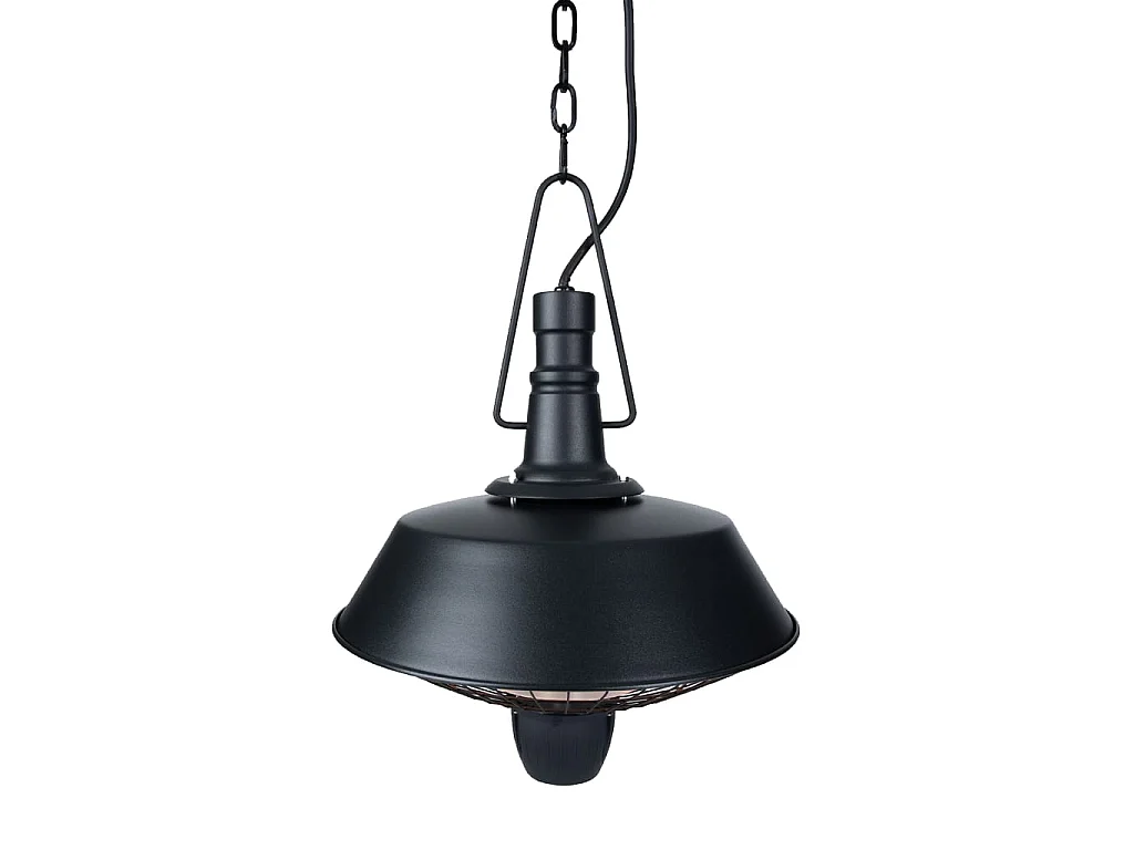 Chauffage suspendu Indus 2100 W Halogène Noir RSH16