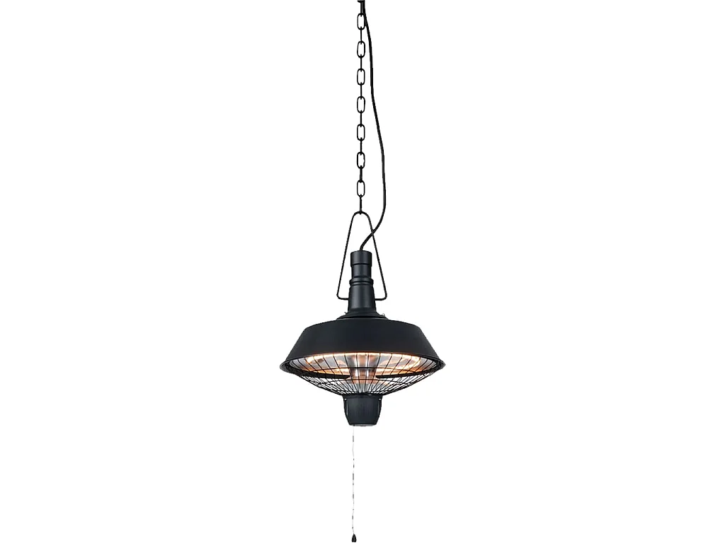 Chauffage suspendu Indus 2100 W Halogène Noir RSH16