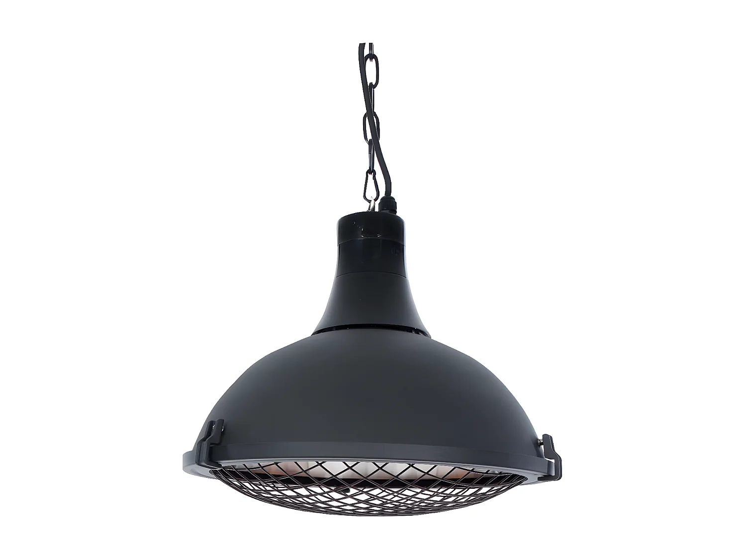 Chauffage suspendu Indus II 2100 W Halogène Noir