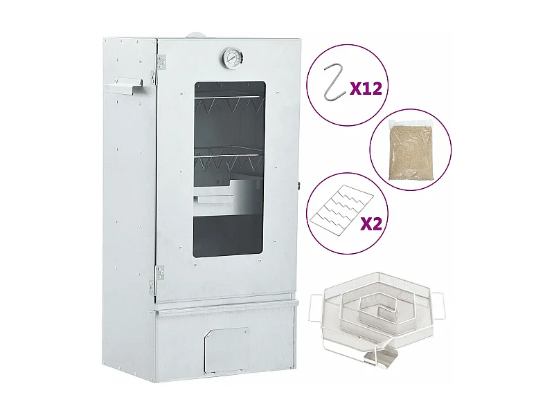 Fumoir à four à BBQ générateur de fumée froide acier galvanisé