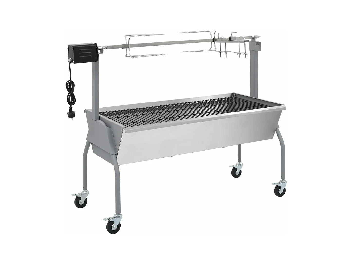 Rôtissoire pour barbecue électrique Acier inoxydable