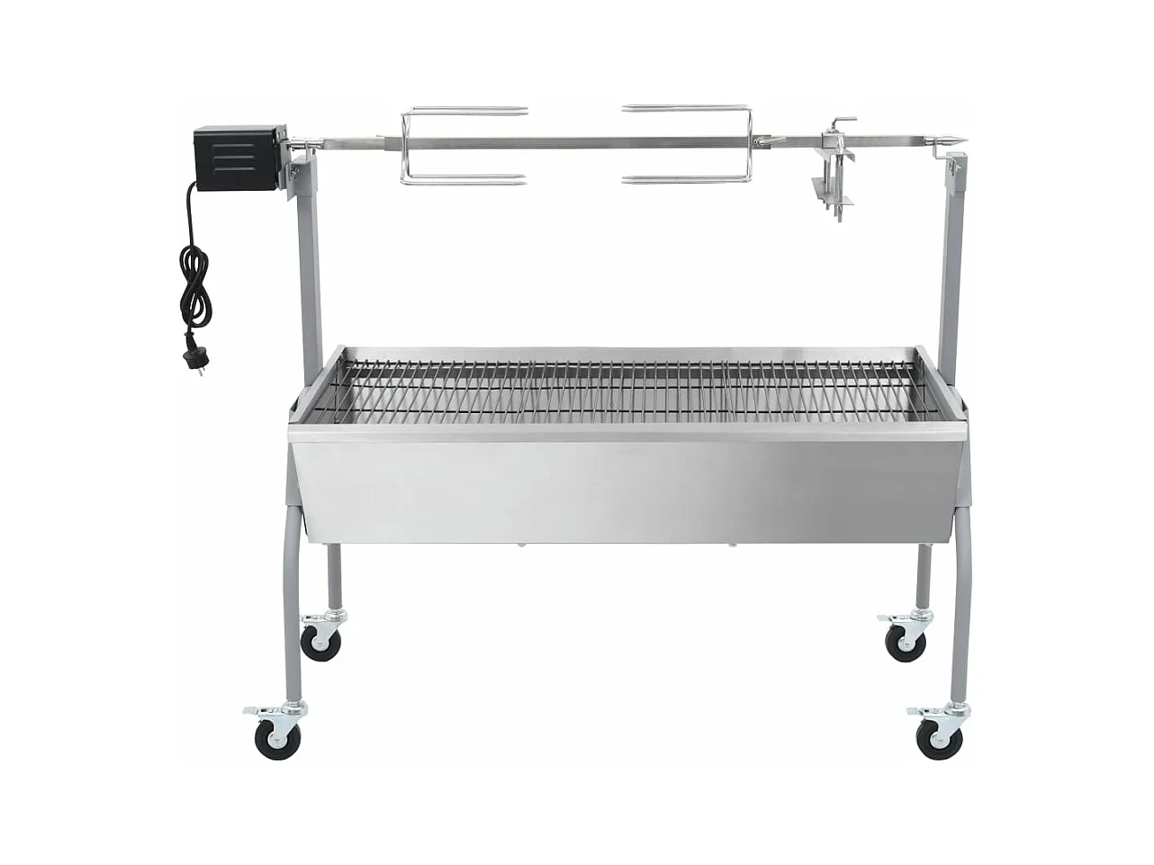 Rôtissoire pour barbecue électrique Acier inoxydable