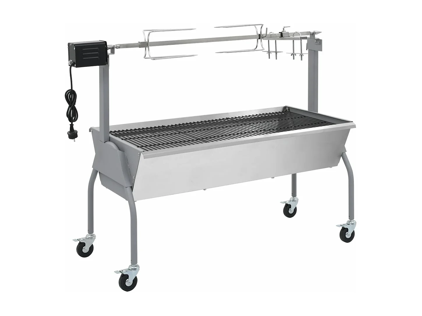 Rôtissoire pour barbecue électrique Acier inoxydable