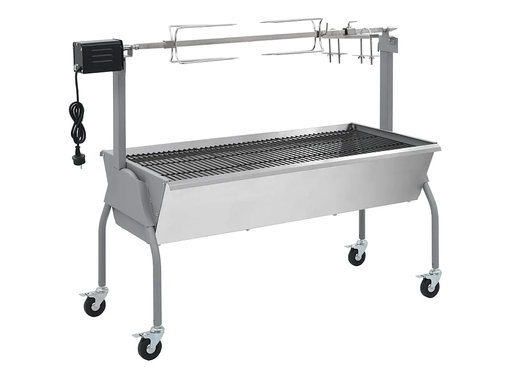 Rôtissoire pour barbecue électrique Acier inoxydable