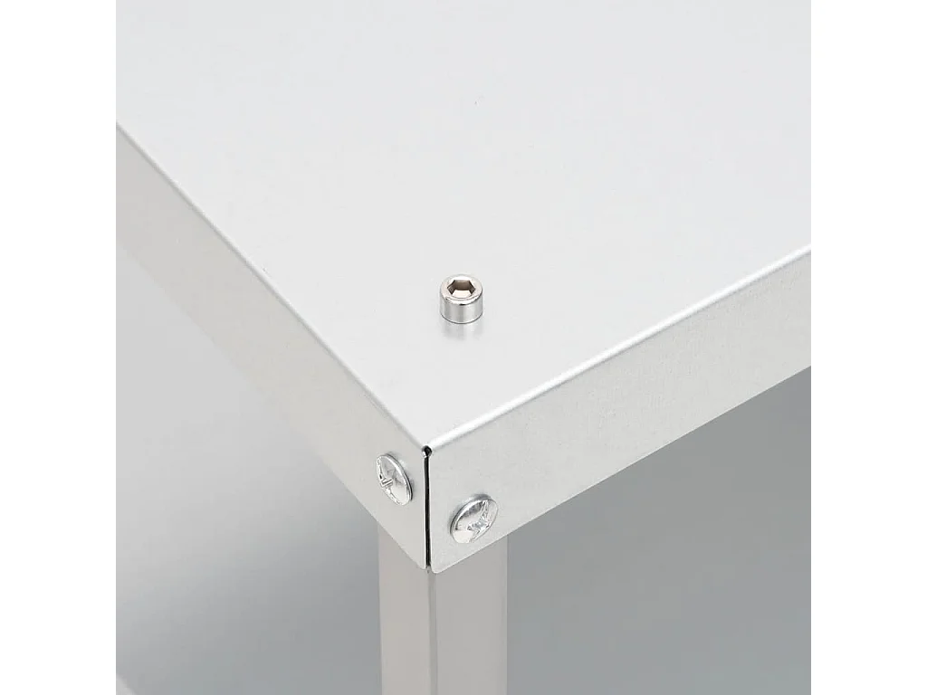 BBQ-rookoven met tafel gegalvaniseerd staal