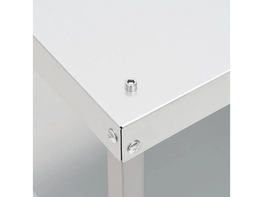 BBQ-rookoven met tafel gegalvaniseerd staal