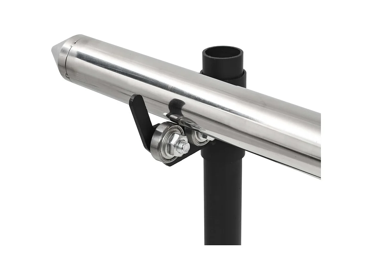 Barbecue automatique et moteur acier inoxydable 150x46,5x82,5cm
