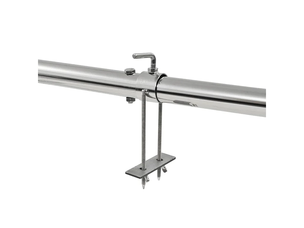 Barbecue automatique et moteur acier inoxydable 150x46,5x82,5cm