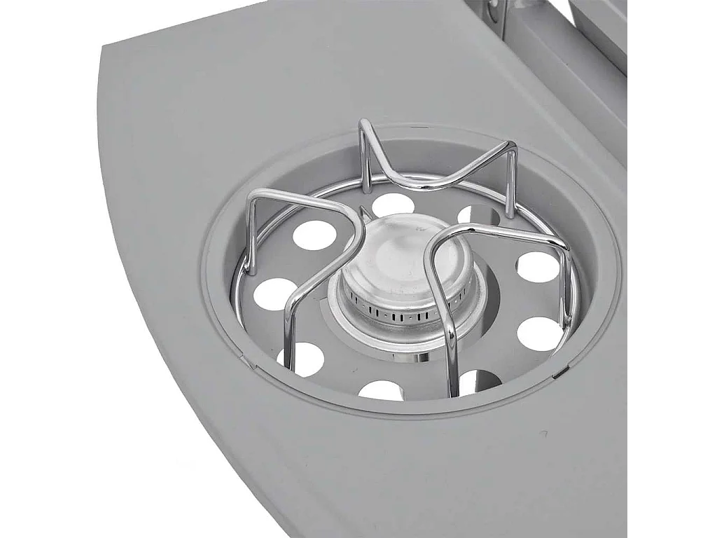 Gasbarbecue 4+1 kookzone zilver