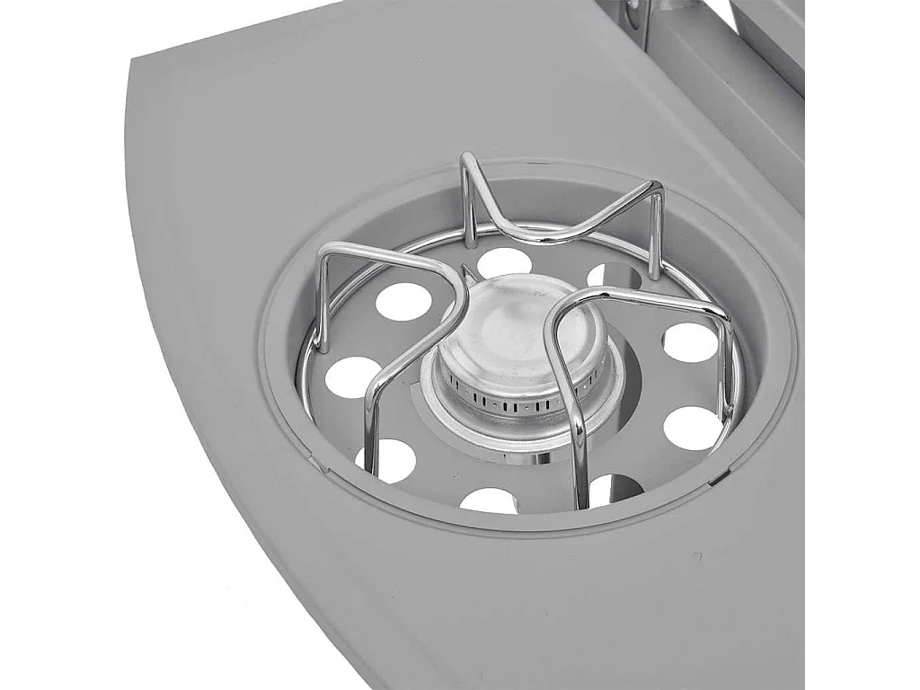 Griglia Barbecue a Gas 4+1 Fornelli Argento