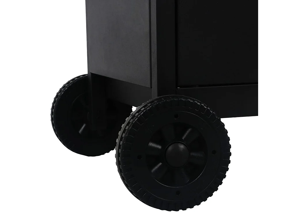 Barbecue Combinato Carbone e Gas 3 Fuochi