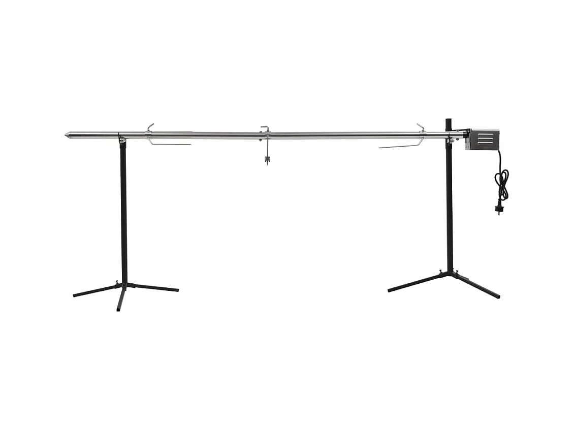 Gril de barbecue automatique avec moteur Inox 207x45x81 cm
