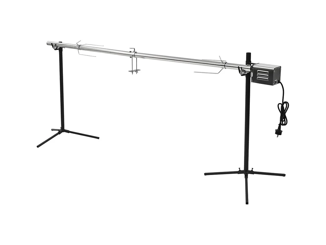 Gril de barbecue automatique avec moteur Inox 207x45x81 cm