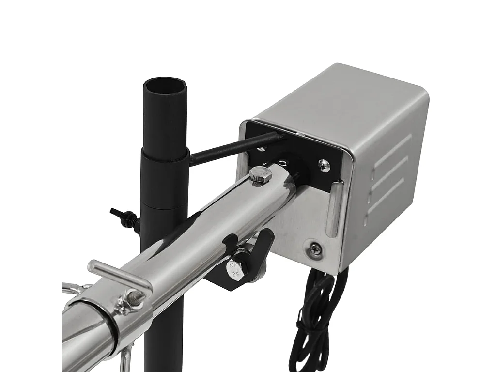 Barbacoa grill automática motor acero inoxidable 207x45x81 cm