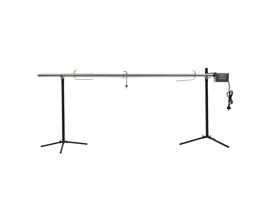 Gril de barbecue automatique avec moteur Inox 207x45x81 cm