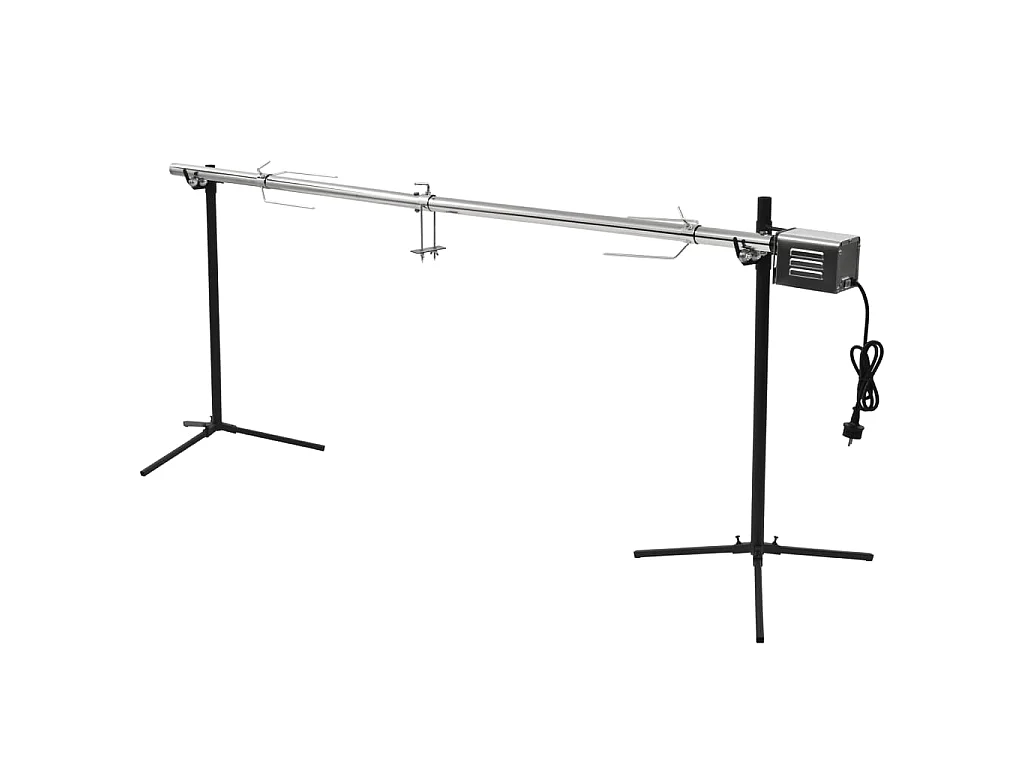 Gril de barbecue automatique avec moteur Inox 207x45x81 cm