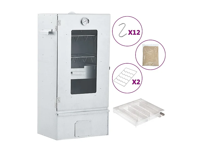 Fumoir à four à BBQ générateur de fumée froide acier galvanisé